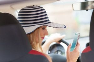 Automobile insurance rates are on the way up because of distracted driving…